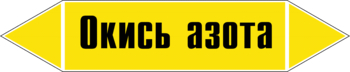 Маркировка трубопровода "окись азота" (пленка, 252х52 мм) - Маркировка трубопроводов - Маркировки трубопроводов "ГАЗ" - Магазин охраны труда и техники безопасности stroiplakat.ru