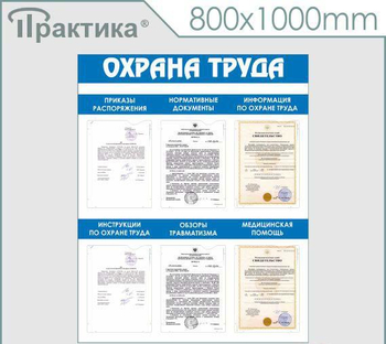 С101Стенд охрана труда (800х1000 мм, пластик ПВХ 3мм, Прямая печать на пластик) - Стенды - Стенды по охране труда - Магазин охраны труда и техники безопасности stroiplakat.ru